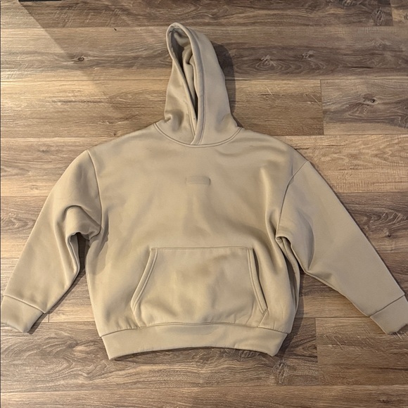 Essentials Sweaters - Essentials Beige Hoodie Sweater